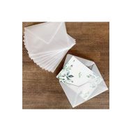 Bimotif Transparan Beyaz 7x9 cm 10 Adet Zarf Obje