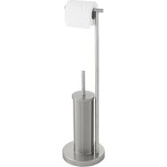 Binbirreyon LB025 69 cm Krom Tuvalet Kağıtlığı ve Tuvalet Fırçası