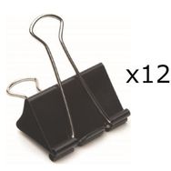 Binder Clips 25 mm 12'li Kutu Metal Kıskaç