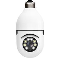 Bintech 1080P Gece Görüşlü 360 Derece LED Işık Wifi Kamera