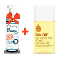 Bio 125 ml Oil Natural Cilt Bakım Yağı+E2'quality Diş Beyazlatıcı Köpük