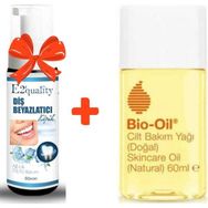 Bio 60 ml Oil Natural Cilt Bakım Yağı+E2'quality Diş Beyazlatıcı Köpük