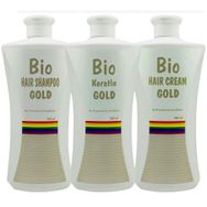 Bio Keratin Gold 3'lü Set 700 ml Kalıcı Brezilya Fönü