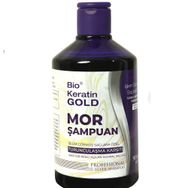 Bio Keratin Gold Turunculaşma Karşıtı 500 ml Mor Şampuan