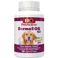 Bio PetActive Derma Dog 0.5 150 Tablet öpekler için Bira Mayası Tableti