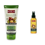 Bioblas Argan 100 ml Bakım Yağı + Argan 250 ml Saç Bakım Kremi
