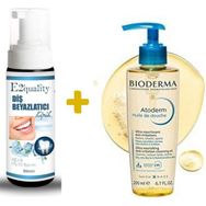 Bioderma Atoderm 24h Huile De Douche 200 ml Jel+E2'Quality E2'quality Diş Beyazlatıcı Köpük