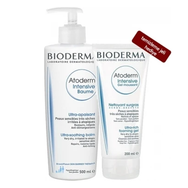 Bioderma Atoderm Intensive Baume 500 ml Nemlendirici + Atoderm Intensive 200 ml Foaming Jel