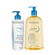 Bioderma Atoderm Shower Oil + 500 ml Atoderm Cream