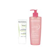 Bioderma Roaccutane SS220210521001 Yatıştırıcı Krem Temizleme Jel Orijinal Boy Bakım Seti