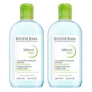 Bioderma Sebium H2O 2x500 ml Makyaj ve Yüz Temizleme Suyu