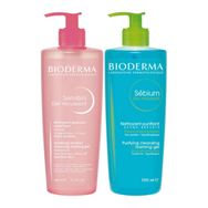 Bioderma Sensibio 500 ml Foaming Jel + 500 ml Sebium Foaming Gel