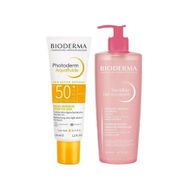 Bioderma Sensibio 500 ml Temizleme Jeli + Photoderm Aquafluid 40 ml Güneş Kremi