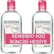 Bioderma Sensibio H2O 500 ml 1 Alana 1 Bedava Hassas Ciltler İçin Makyaj Temizleme Suyu