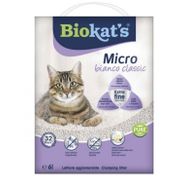 Biokat's 6 lt Kokusuz Micro Bianco Classic Extra Topaklanan Bentonit Kedi Kumu