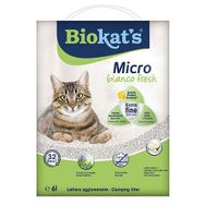 Biokat's 6 lt Micro Bianco Fresh Topaklanan Kedi Kumu