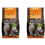 BioKitty 2x10 lt Lavanta Kokulu İnce Taneli Tozsuz Doğal Bentonit Kedi Kumu