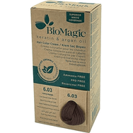 Biomagic 6.03 Kahve Köpüğü Keratin ve Argan Yağlı Organic Krem Saç Boyası