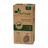 Biomagic 9.72 Küllü Sarı Keratin ve Argan Yağlı Organic Krem Saç Boyası