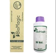 Biomagic Açık Kahve 5.00 60 ml Organik Keratin ve Argan Saç Boyası + 90 ml Oksidan