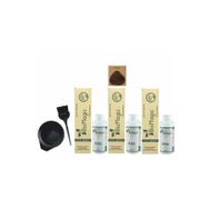 Biomagic Amonyaksız Organik Keratin + Argan Yağlı 5.03 Fındık Kabuğu 3x60 ml Saç Boyası + 90 ml Oksidan + Boyama Seti