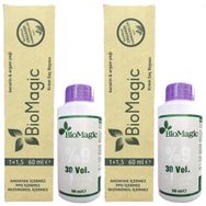 Biomagic Organik Amonyaksız Gri 4 Adet Saç Boyası+4 Adet Oksidan