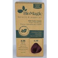 Biomagic Yoğun Kızıl 4.58 Organik Keratin ve Argan Yağlı 60 ml Saç Boyası + 90 ml Oksidan