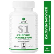 Biomet S1 Kalsiyum Magnezyum Çinko Vitamin D 60 Tablet