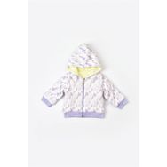 Biorganic Lila 61456 Kız Bebek Fermuarlı Ceket