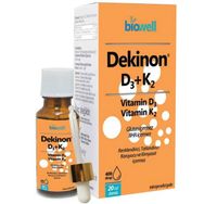 Biowell Dekinon Vitamin D3 K2 20 ml 400 Damla