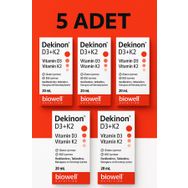 Biowell Dekinon Vitamin D3 K2 5x20 ml Damla