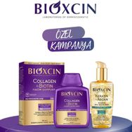 Bioxcin Collagen Biotin 300 ml Şampuan + Keratin Argan Saç Bakım Yağı