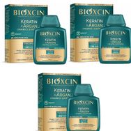 Bioxcin Keratin Argan 3x300 ml Onarıcı Şampuan