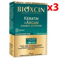 Bioxcin Keratin ve Argan Onarıcı 300x3 ml Şampuan
