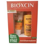 Bioxcin Sun Care Yağlı Ciltler için SPF50+ 50 ml Güneş Kremi + Sun Care SPF50+ 200 ml Güneş Spreyi