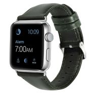 Bipower E2M KRD10 Apple Watch 38-40 mm Yeşil Deri Akıllı Saat Kordonu