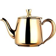 Biradlı Altın 550 ml Çelik Kahve ve Çay Potu