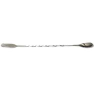 Biradlı BRD-682 Çatallı Burgulu Altın 33 cm Bar Kaşık