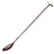 Biradlı Burgulu Bakır 27 cm Bar Kaşık