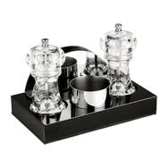 Biradlı GRV-196 20x12x3 cm Şeffaf 4'lü Akrilik Menaj Set