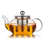 Biradlı GRV-TÇ400 400 ml Çelik Süzgeçli Cam Demlik