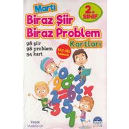 Biraz Şiir Biraz Problem Kartları 2. Sınıf - Yaz-Sil Özellikli - Mustafa Işık