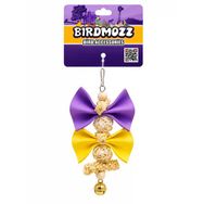 Birdmozz Premium Hasır Çubuklu Fiyonklu Kuş Oyuncağı