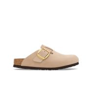 Birkenstock 1028052-20290 Bej Boston Big Buckle NU Kadın Terlik