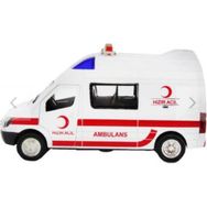 Birlik Oyuncak Işıklı Metal Çekbırak Ambulans