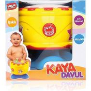 Birlik Toys Pilli Işıklı Sesli Müzikli Sarı Kaya Davul
