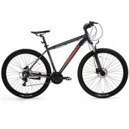 Bisan Atlas 43 cm V 26 Jant 21 Vites Parlak Gri Kırmızı Erkek Dağ Bisikleti