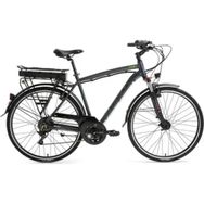Bisan Comet 28'' Parlak Gri Elektrikli Bisiklet