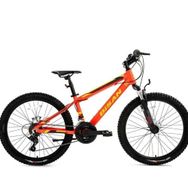 Bisan KDX 2900 32 cm V 24 Jant 21 Vites Neon Turuncu Sarı Siyah Erkek Dağ Bisikleti