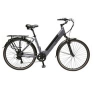 Bisan Moon 47 cm / M Metalik Gri Siyah Elektrikli Bisiklet